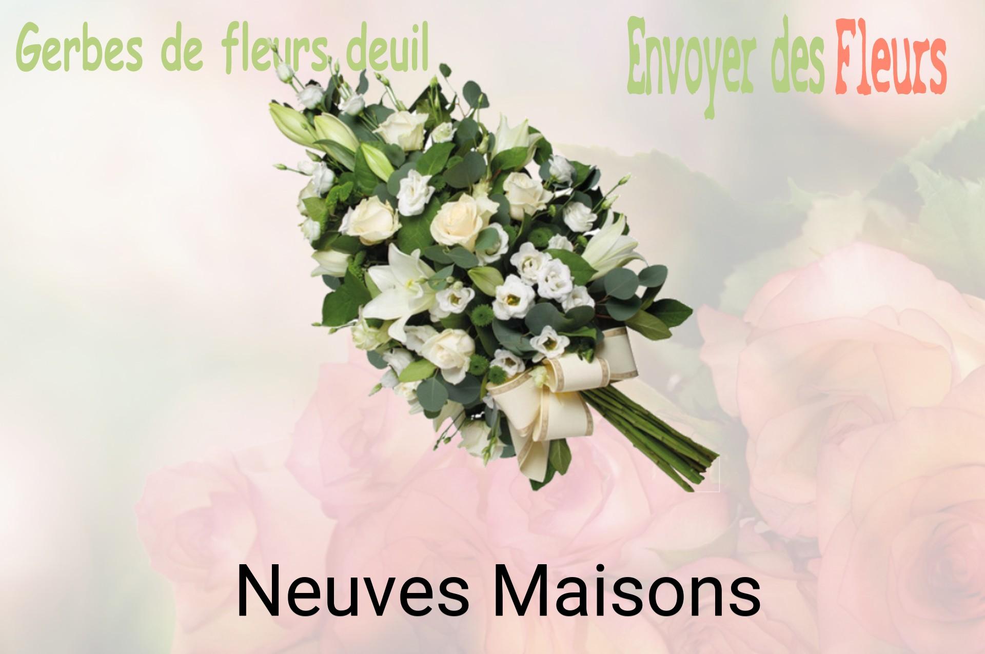 Gerbe de fleurs de deuil livrée à Neuves-Maisons